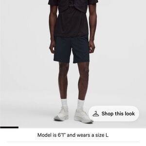 lululemon athletica Men's navy Athletic Shorts